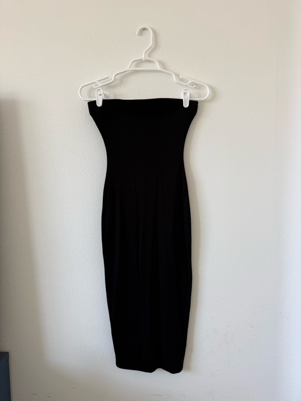 Classic Black Strapless Tube Dress - Comfortable Everyday Style